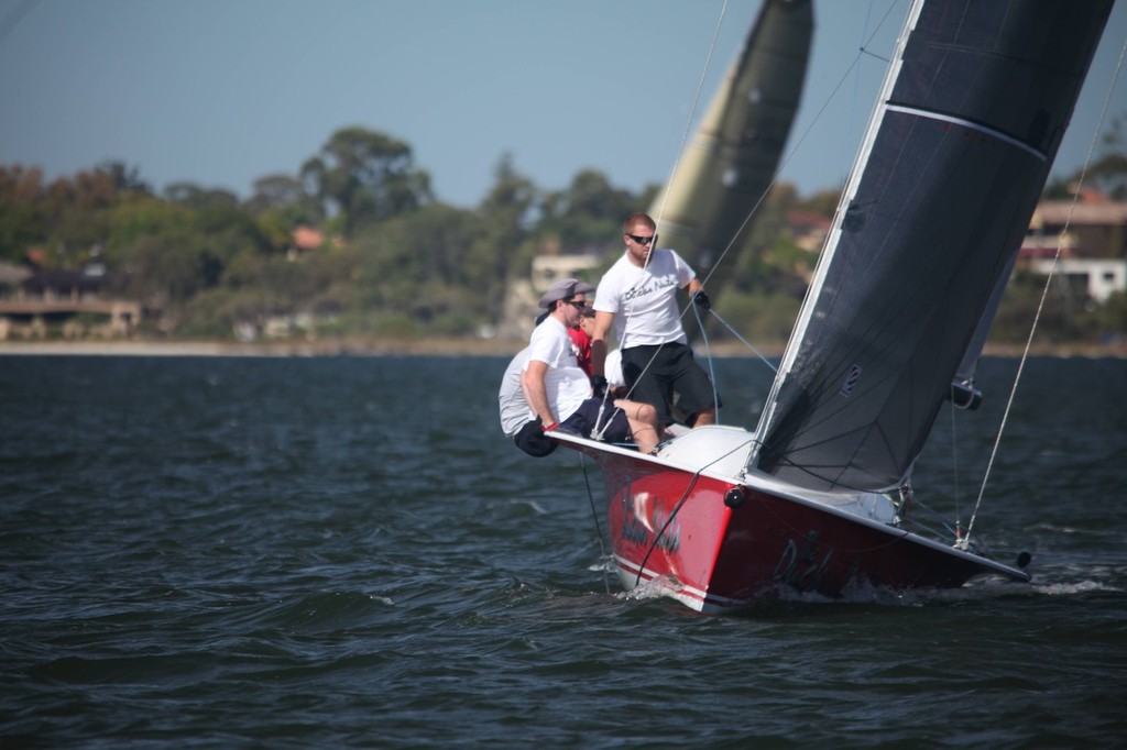 Something harder – the Sports Boats and Solings will be fighting for WA State Championship honours at Sail Mandurah in March. © Sail Mandurah in March Media